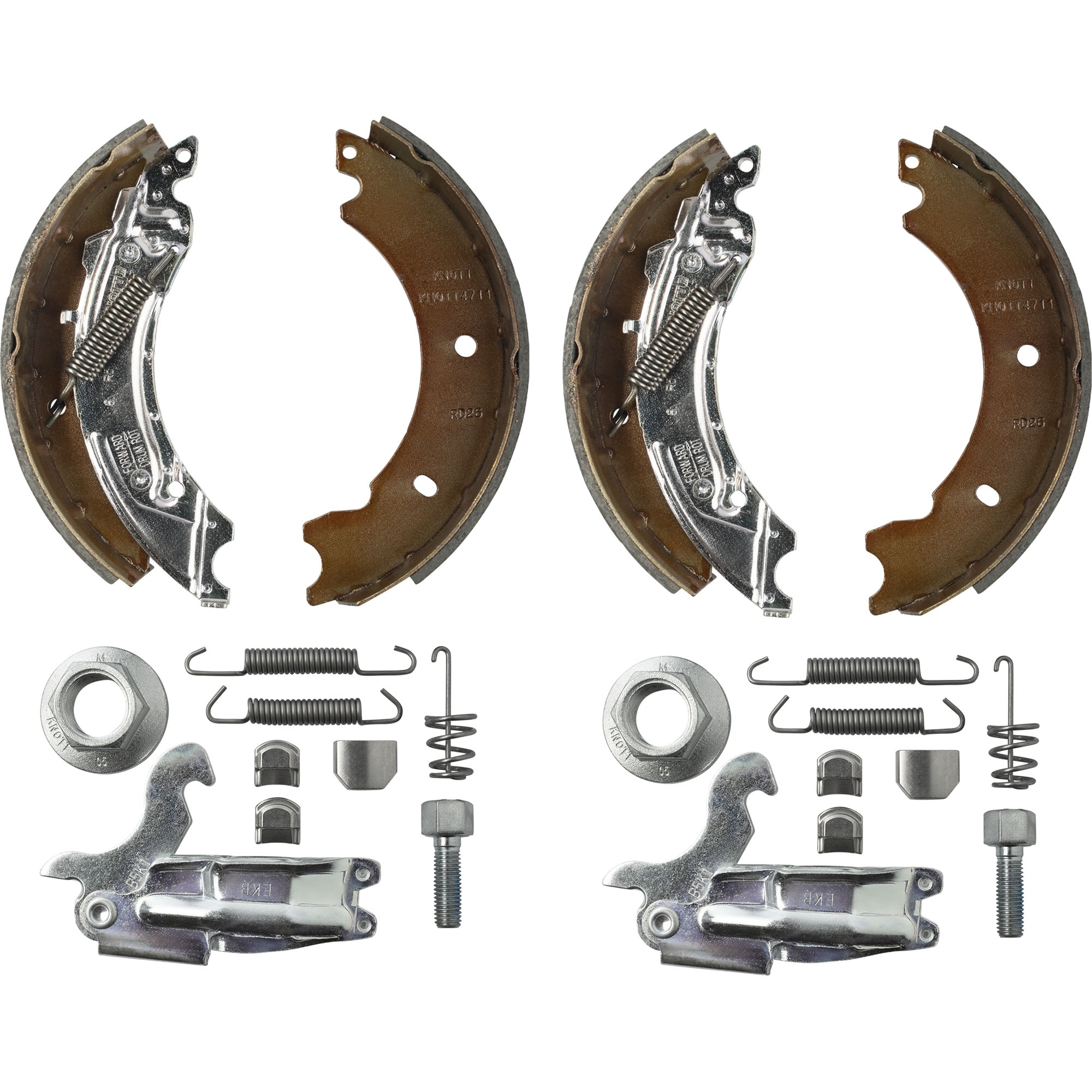 Bremsbacken-Komplettset Knott, 200 x 50