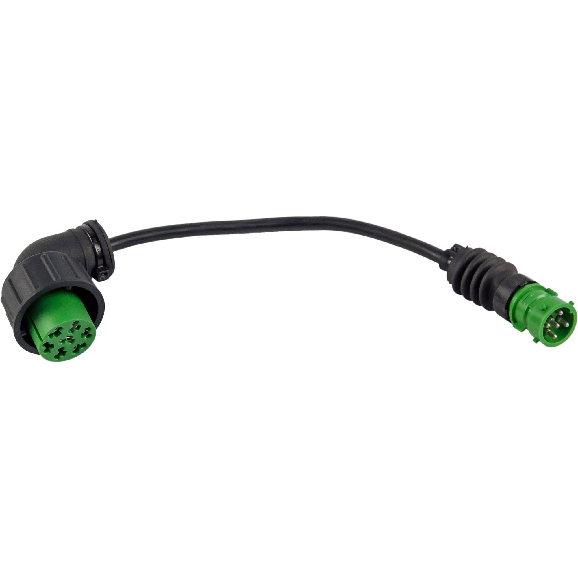 Aspöck Adapter, rechts, 5-polig, grün, Aspöck Adapter, rechts, 5-polig, grün,