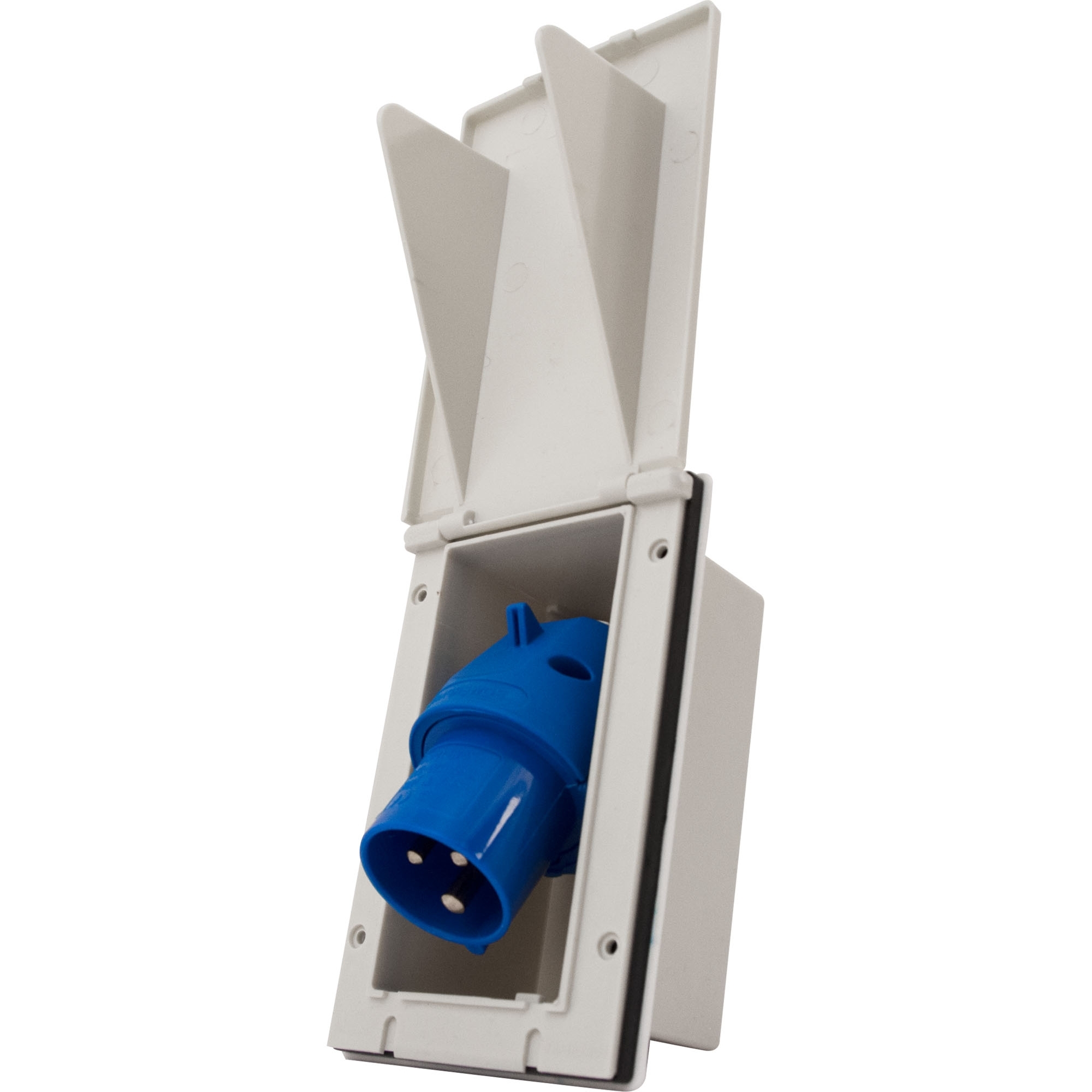 CEE-Einspeisungsstecker, einklappbar, 230 V, 16 A