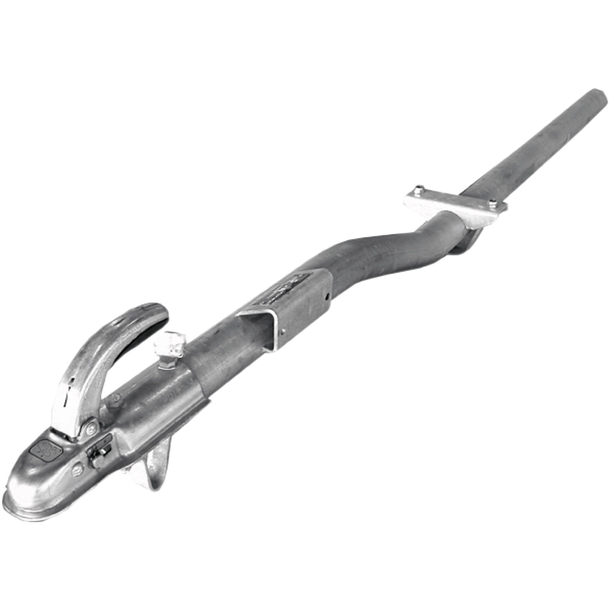 Zugrohr gekröpft, 3000mm, 70x4, mit Stützradhalter Zugrohr gekröpft, 3000mm, 70x4, mit Stützradhalter