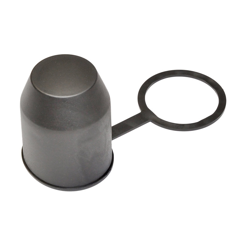 Schutzkappe mit Stangenhalterung, schwarz