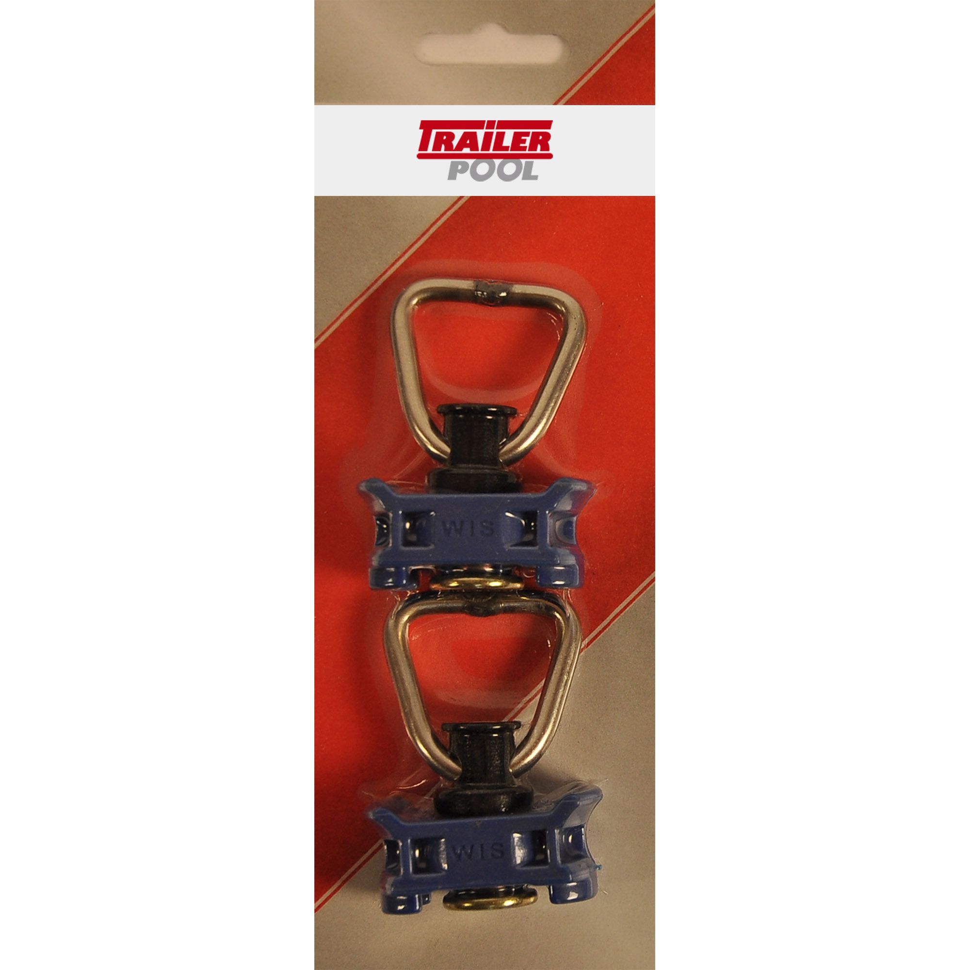 2 x Beschlag mit Ring, Airlineschiene, Kunststoff 2 x Beschlag mit Ring, Airlineschiene, Kunststoff